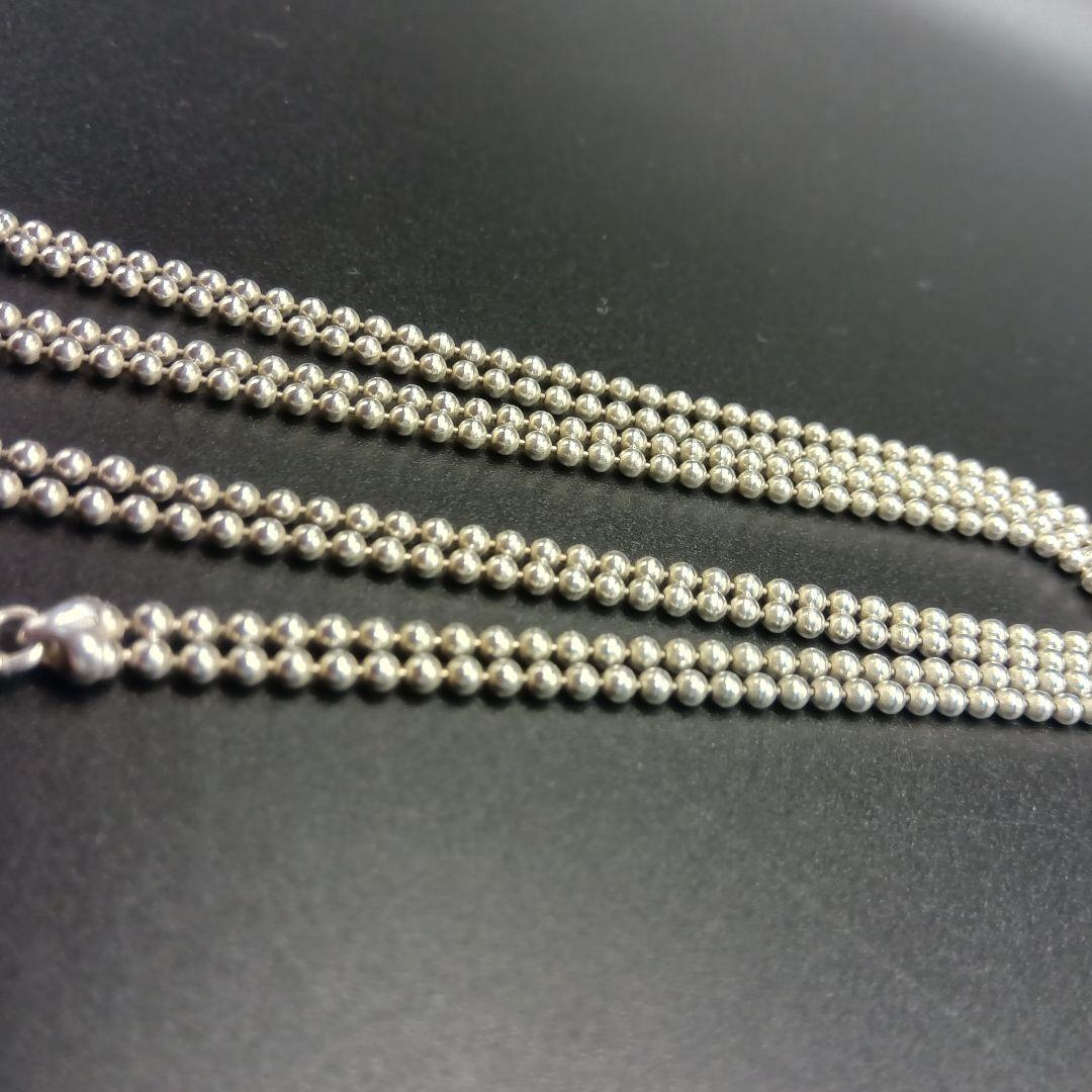 GUCCI プレート 純正ダブルチェーン ネックレス 24g SILVER925
