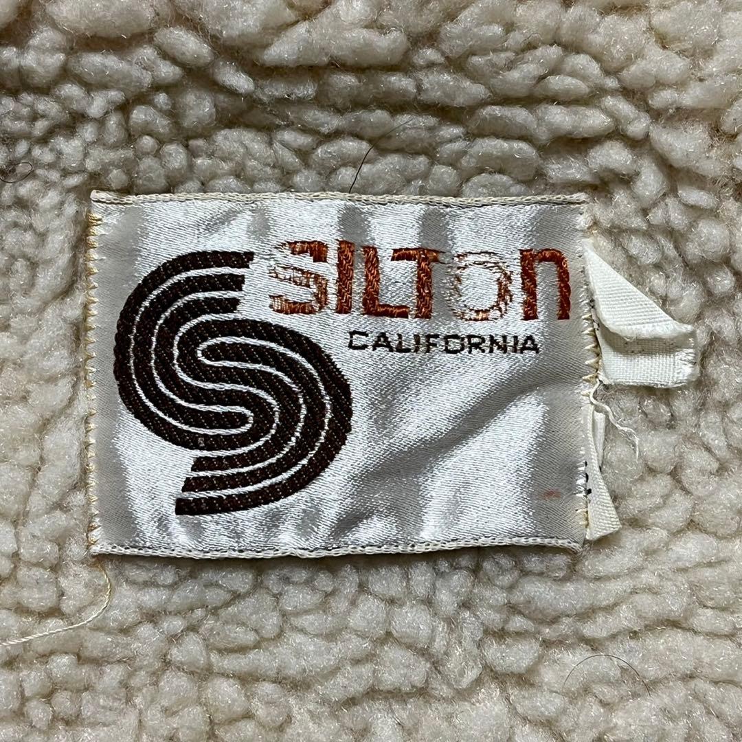 70's シルトン 裏ボア コーデュロイ ベルト ボア TALON ZIP 丈短