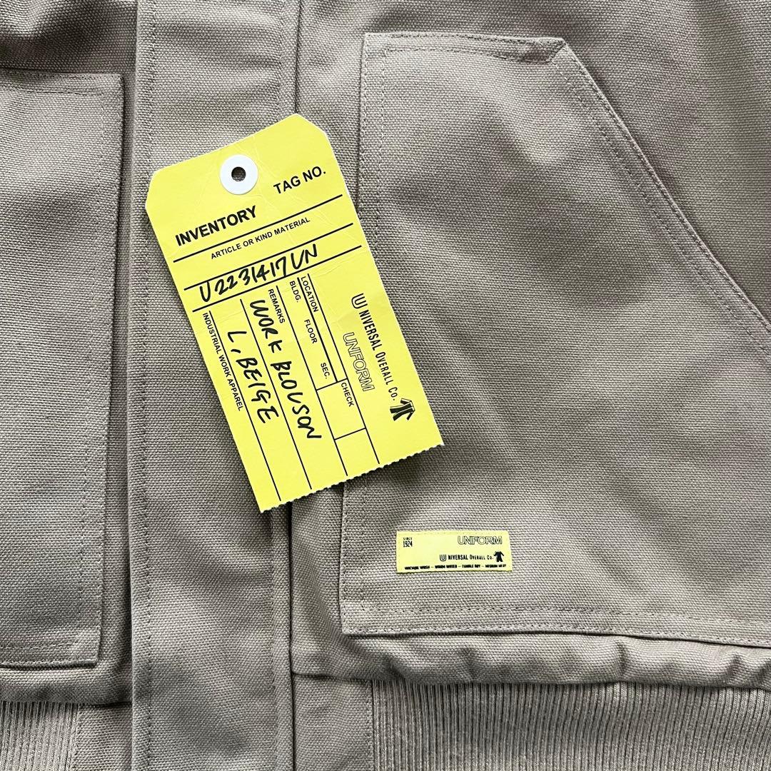 希少【期間限定出品】UNIVERSAL OVERALL 中綿ワークブルゾン L