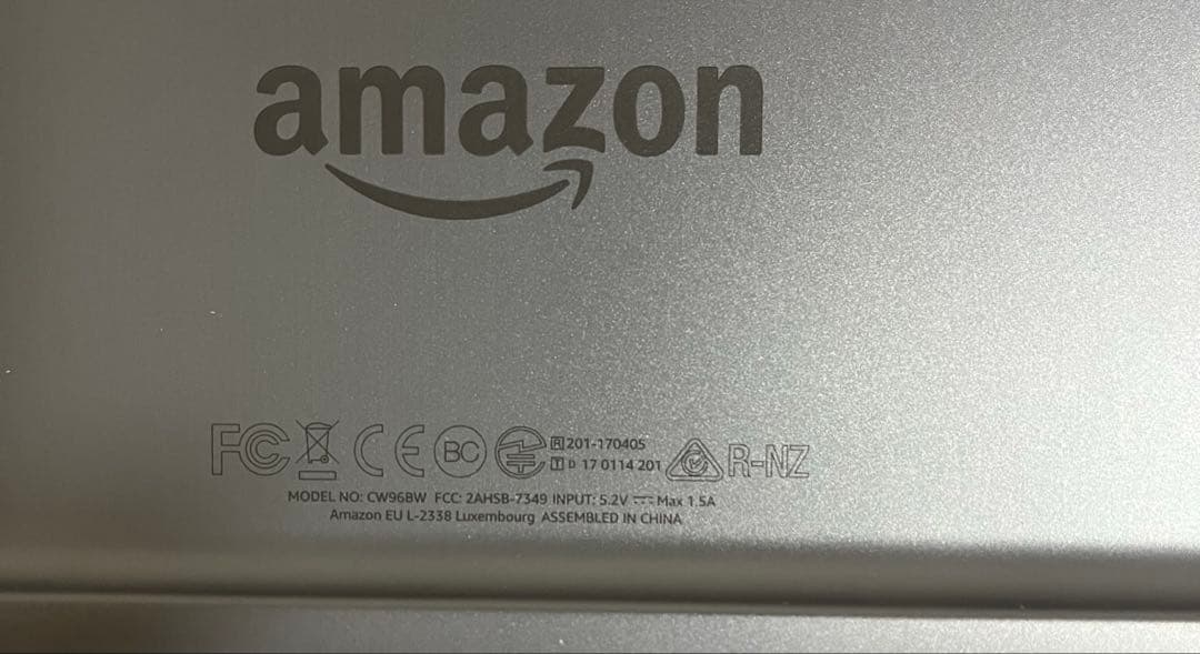 Amazon Kindle 本体 W9S3WJ カバー付 動作確認済み 読書用