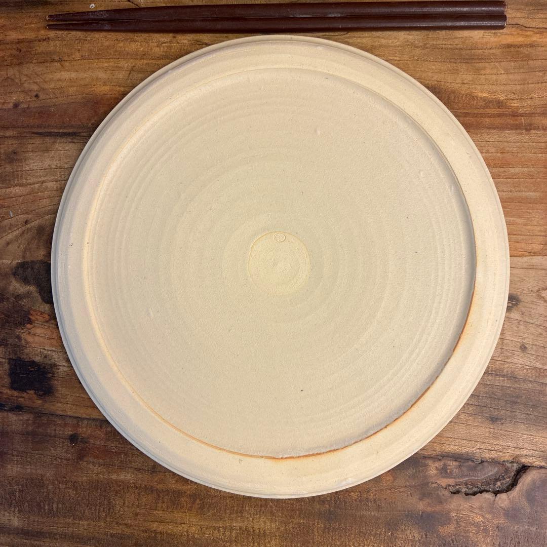 あおい新品　陶器　陶芸作家　プレート皿3枚　412