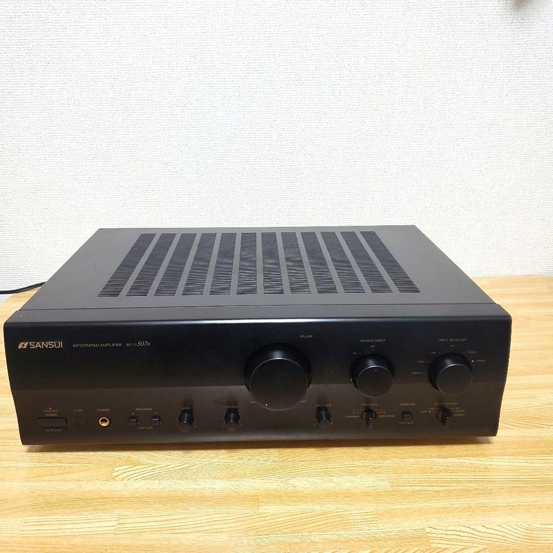 山水 SANSUI AU-α507R プリメインアンプ 通電確認済 レトロ