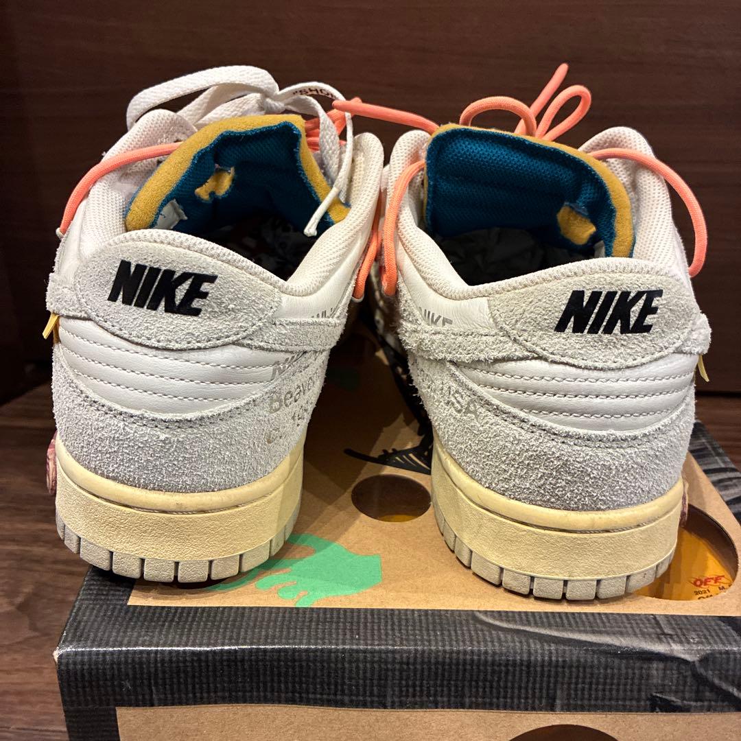 ナイキ×オフホワイト DUNK LOW 1 OF 50 19 ダンク