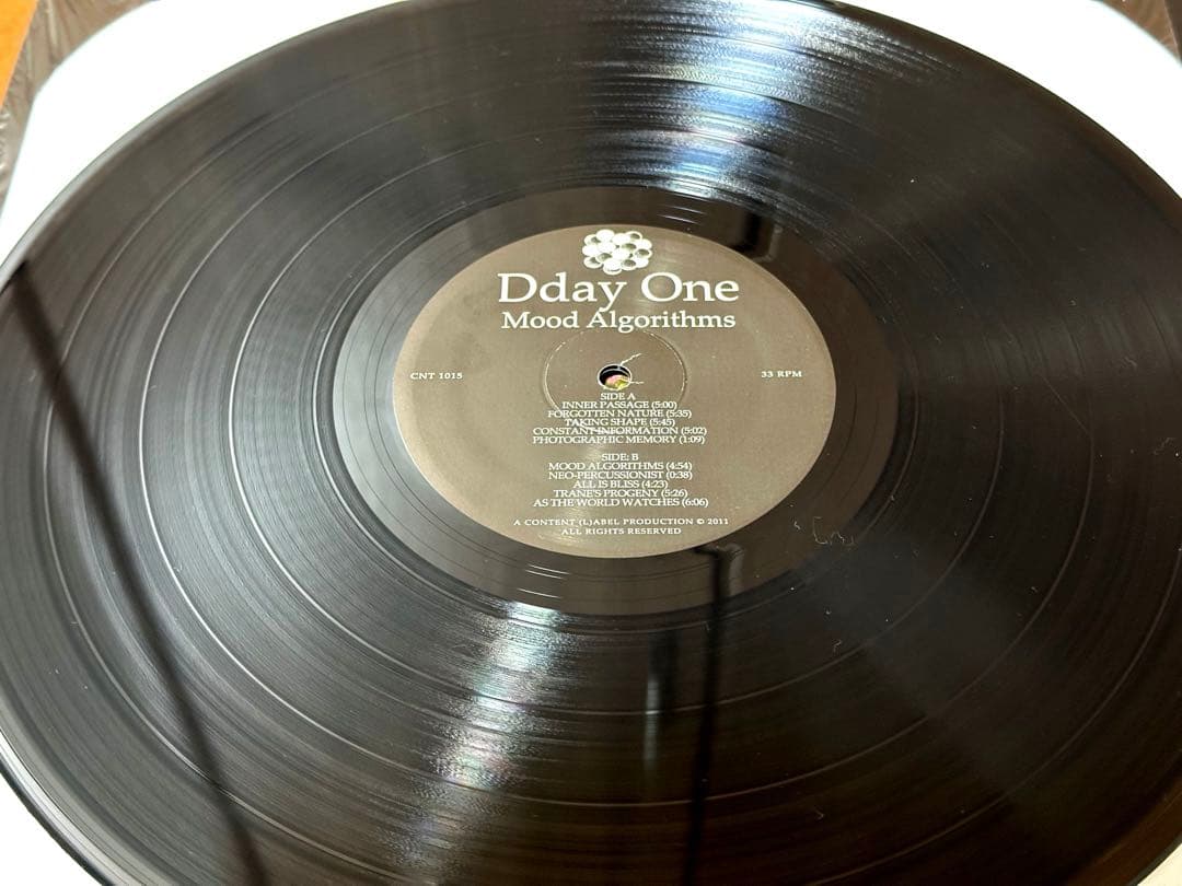 レア限定盤 Dday One / MOOD ALGORITHMS アナログLP