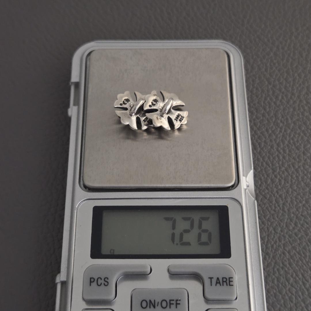 CHROME HEARTS クロムハーツ CHカフス パーツ SV925 2点