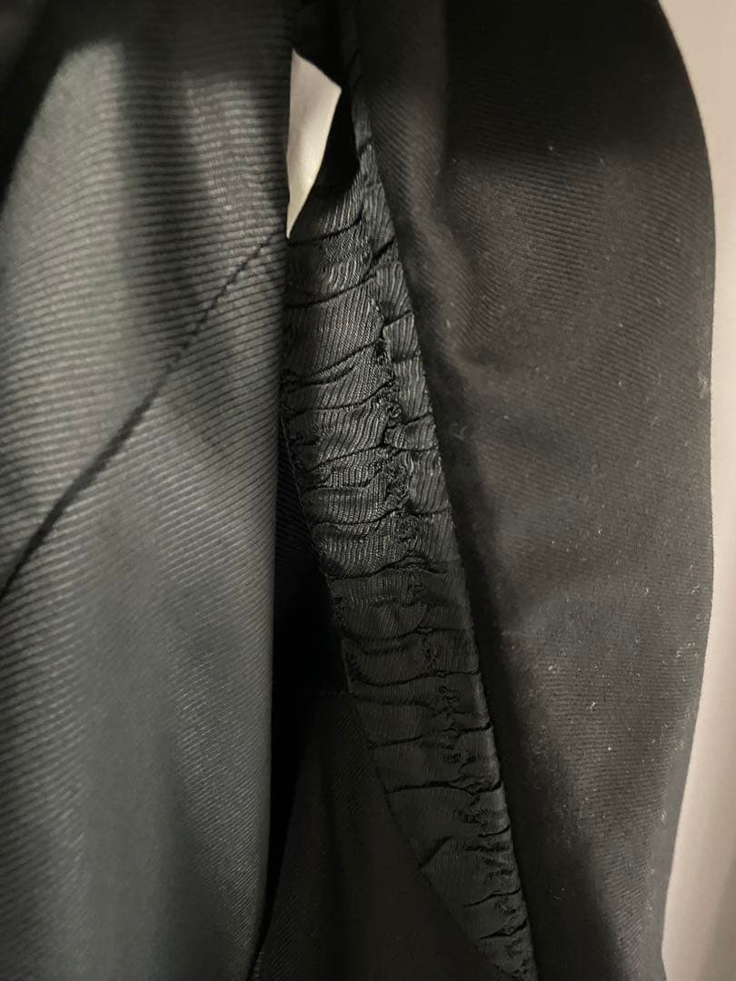 John Galliano 立体ダーツ ニュースペーパー　テーラード　黒 48