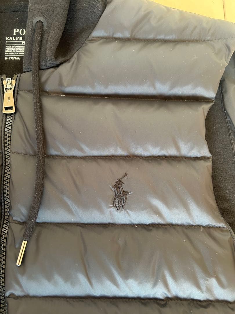 Polo Ralph Lauren ハイブリッドダウンベスト M ブラック