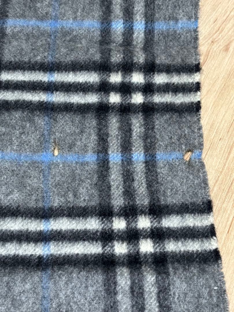 BURBERRY 100%カシミヤ チェックマフラーストールショールスカーフ2点