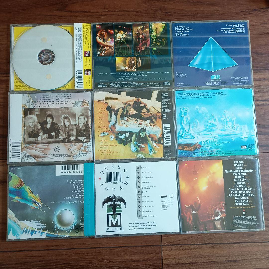 メロディアスヘヴィメタル中古CD9枚まとめ売り