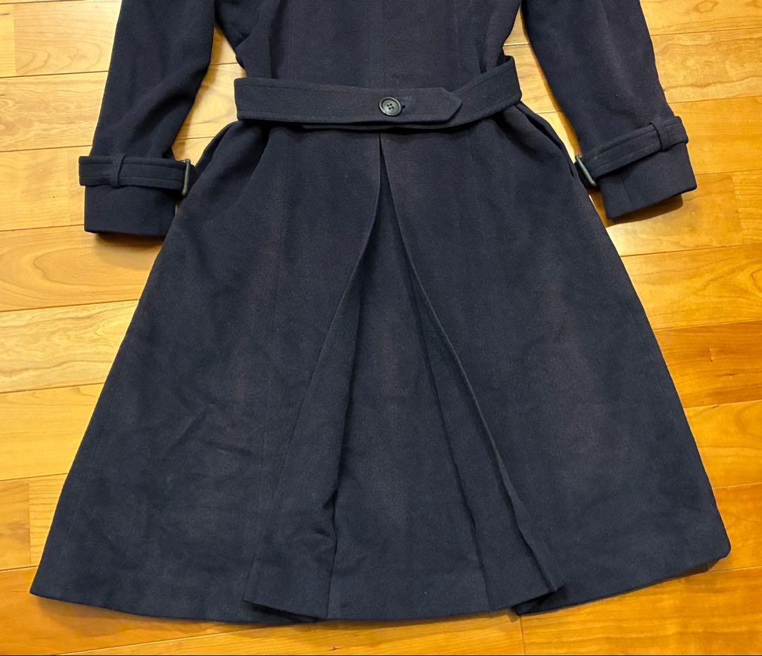 Christian Dior クリスチャンディオール　ロングコート　紺　L