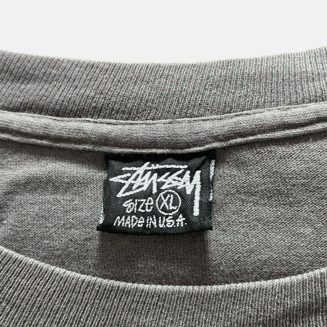 old stussy 80s 黒タグ Tシャツ USA製　シャドーマン　激レア