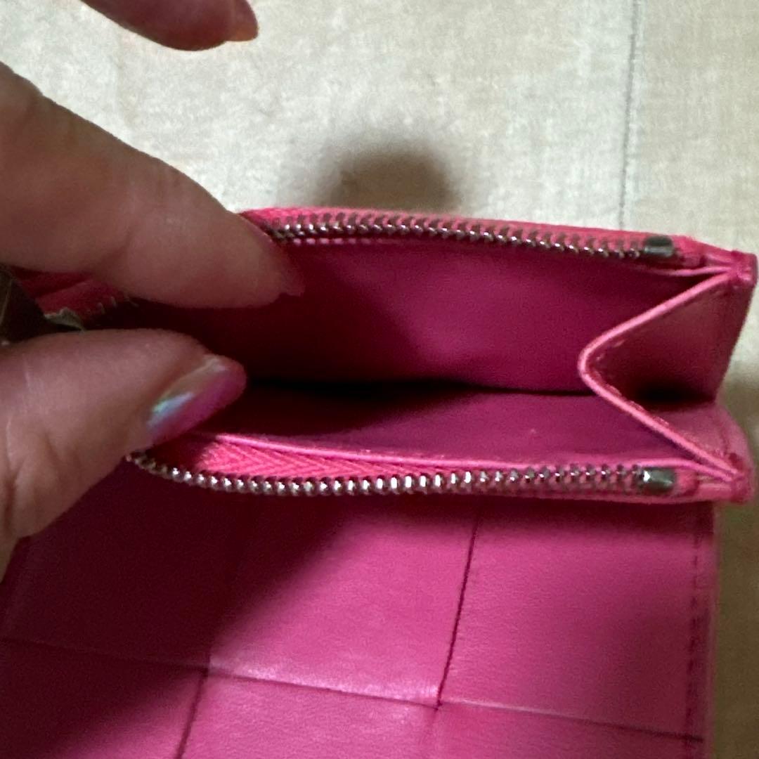 BOTTEGA VENETA ボッテガヴェネタ ミニ財布 ボンボン ピンク