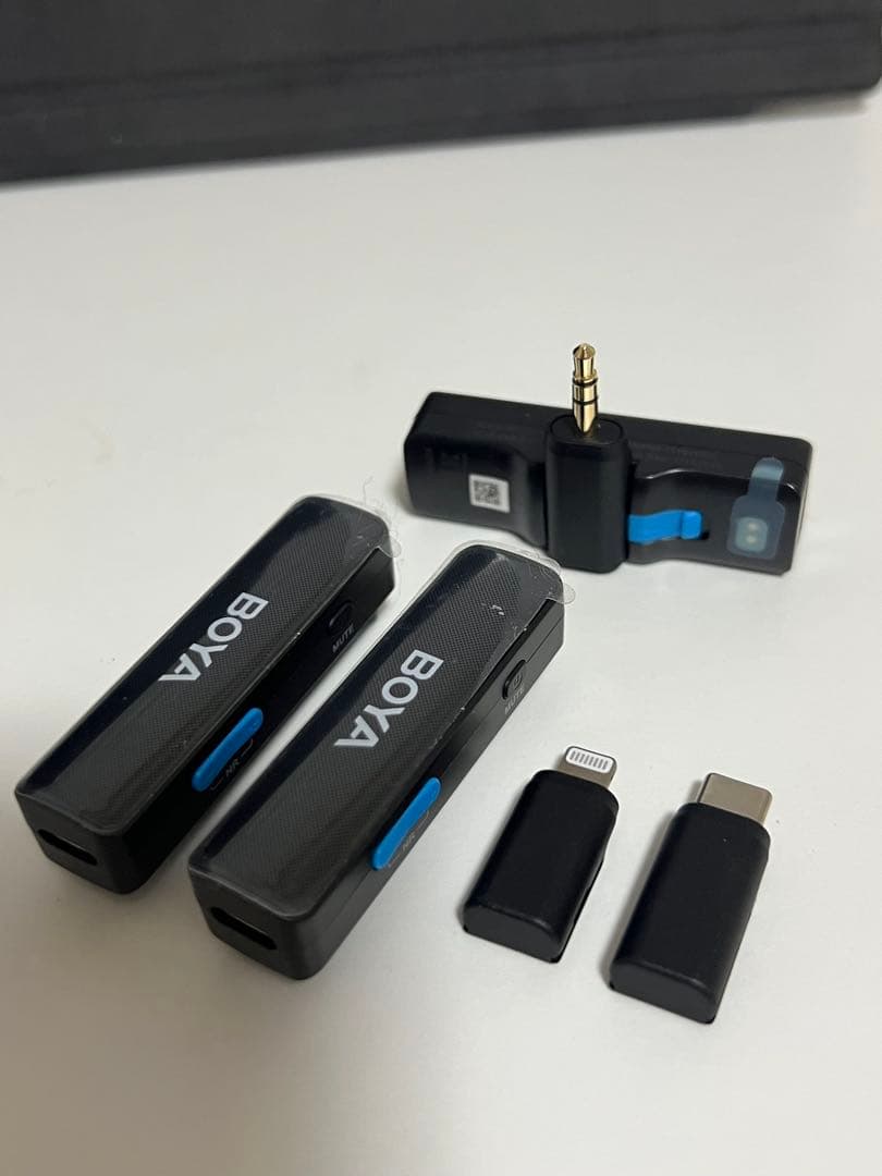 【超美品】BOYALINK A2ワイヤレスマイク　ピンマイク無線ラベリアマイク