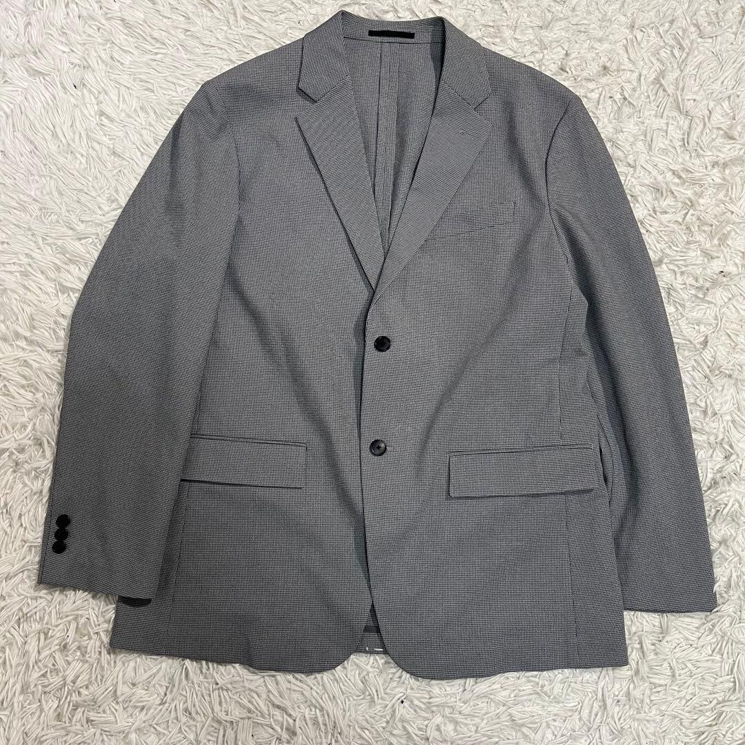 【未使用品】UNIQLO ユニクロ　2024年　感動セットアップ　千鳥柄　XL