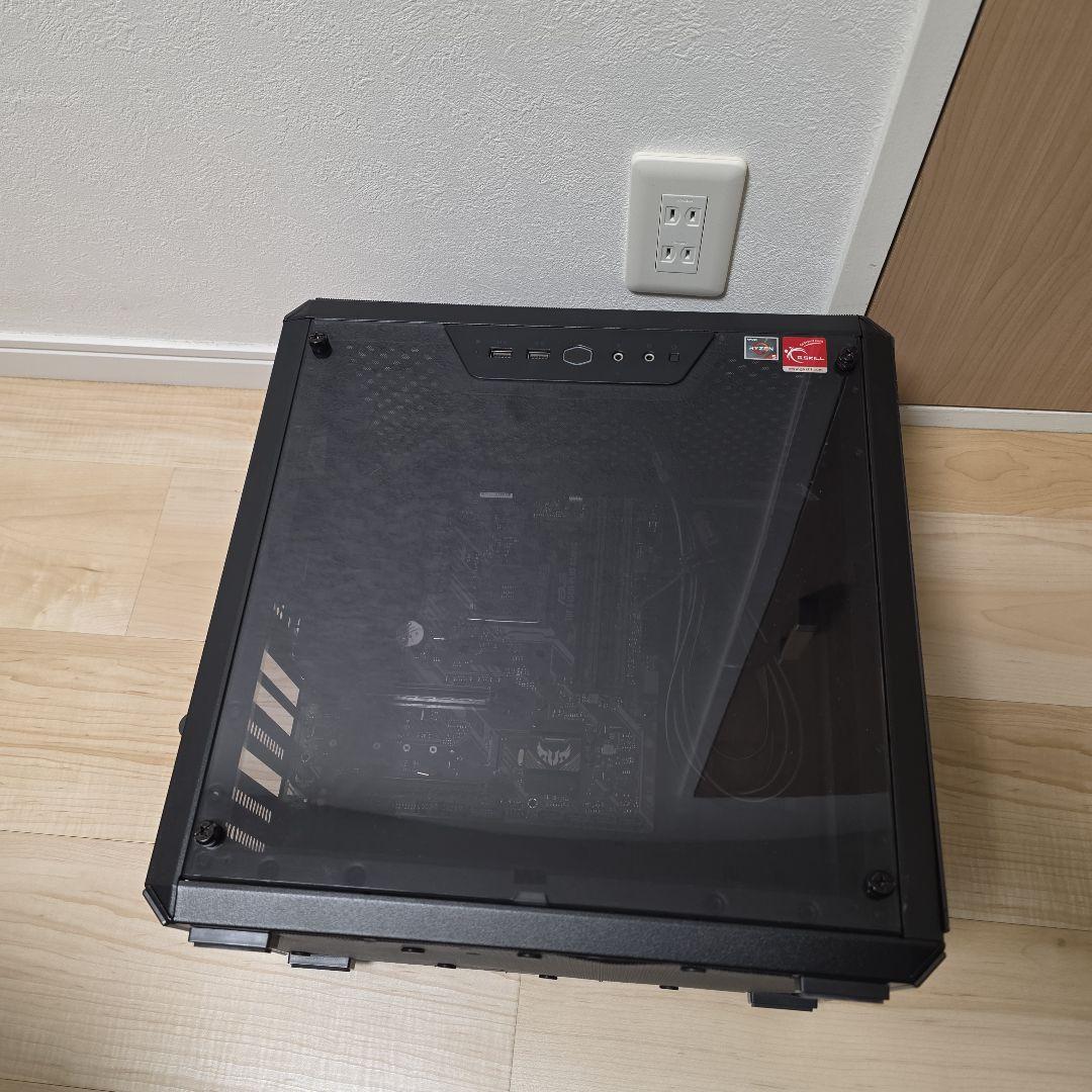 マザーボード MasterBox Q300L & ASUS B450M-PLUS GAMING