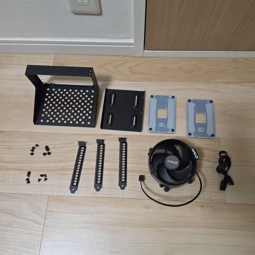 マザーボード MasterBox Q300L & ASUS B450M-PLUS GAMING