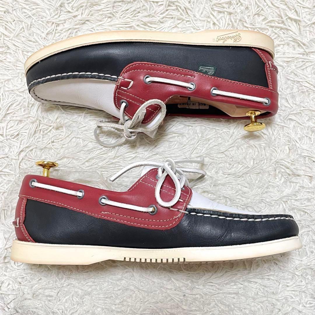 Paraboot デッキシューズ BARTH フランス製 トリコロール