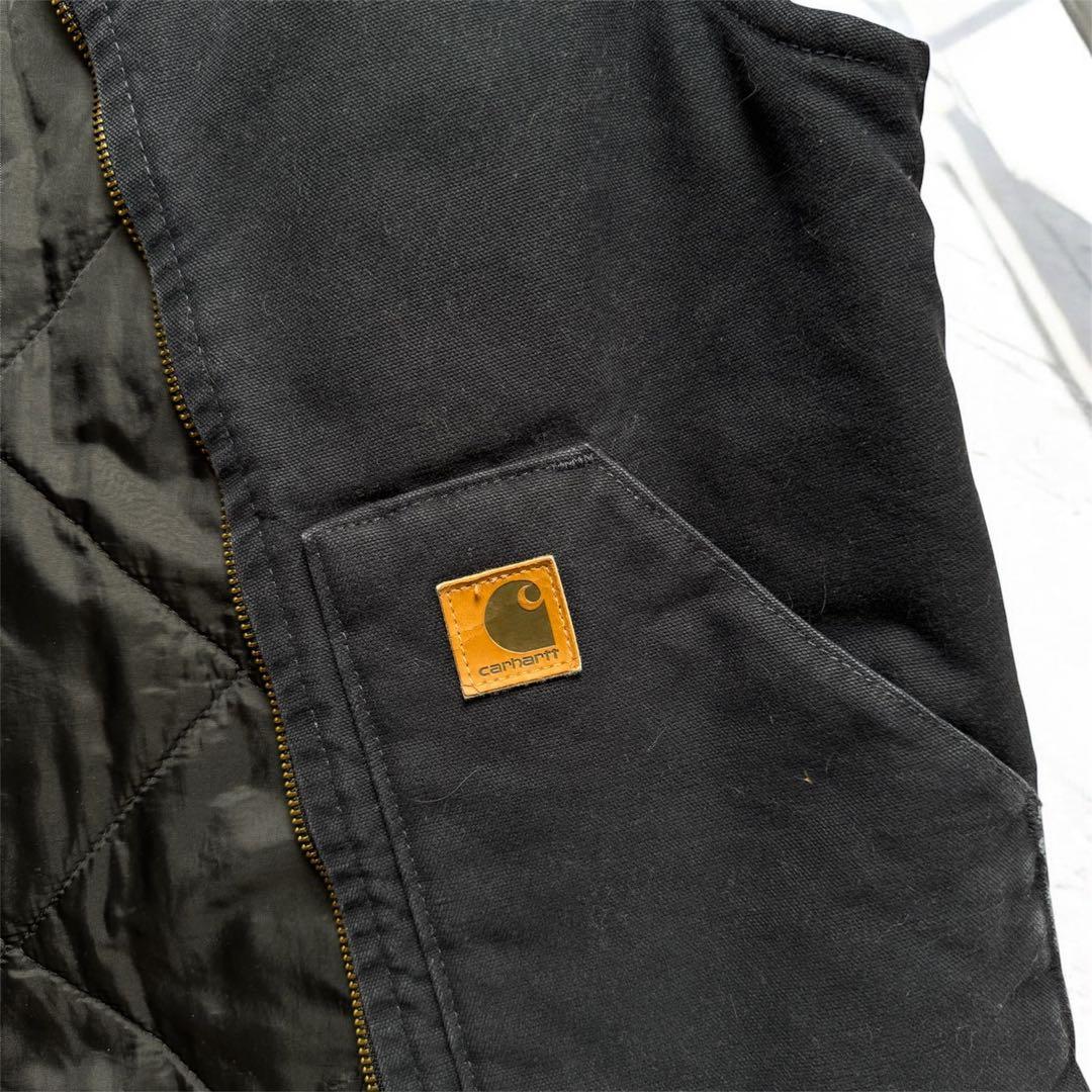【美品！】carhartt ダックベスト ワークベスト V02 MDT サイズS