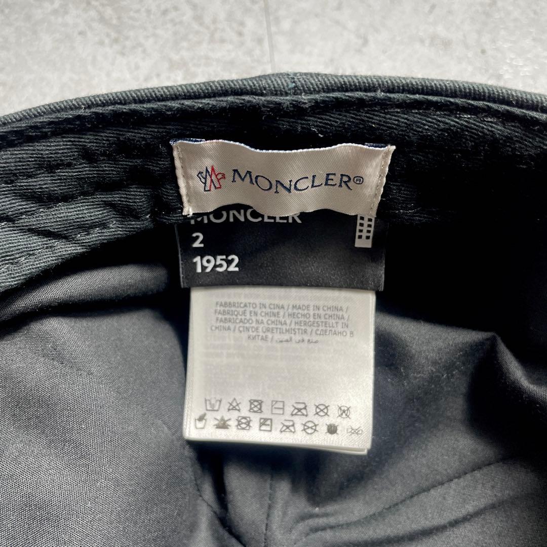 激レア✨️ MONCLER GENIUS 1952 刺繍 キャップ ブラック