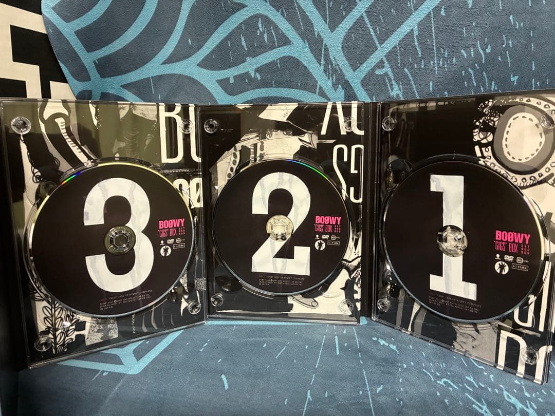 BOØWY GIGS BOX 8枚 DVDセット