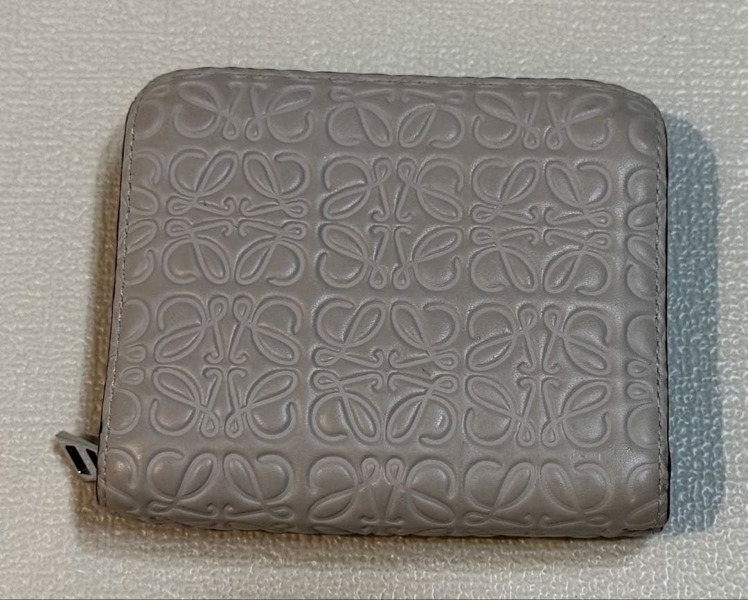 【週末最終値下げ】LOEWE ロエベ コンパクトウォレット ベージュ 正規品
