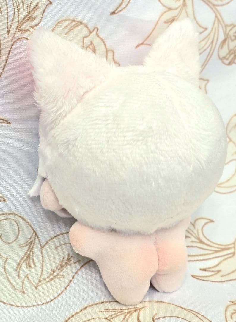 自作 無属性 ぬいぐるみ 白猫くん 10cm