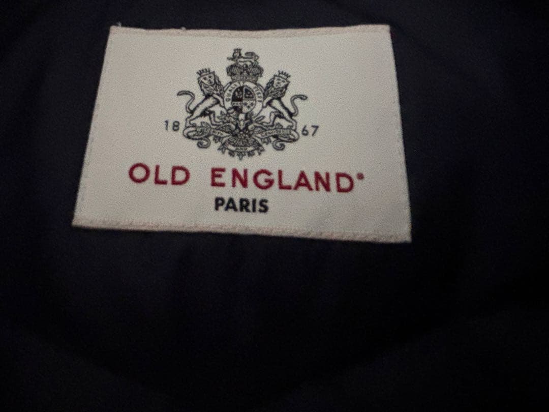 大特価❗️希少超美品 OLD ENGLAND ネイビー 春も着用可能 ダウンコート