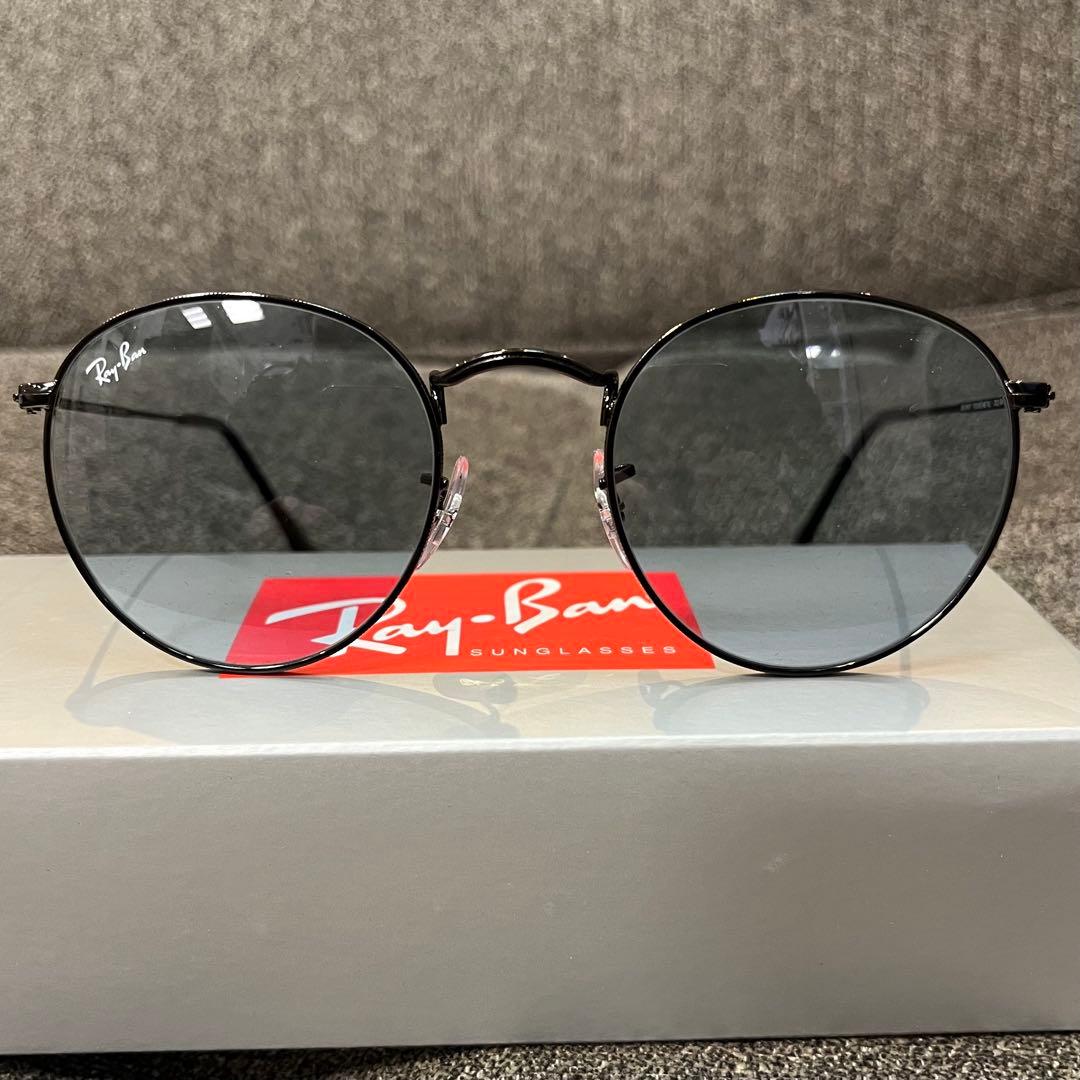 ヤマト横浜発！RayBan木村拓哉さんラウンドメタル RB3447 002/64