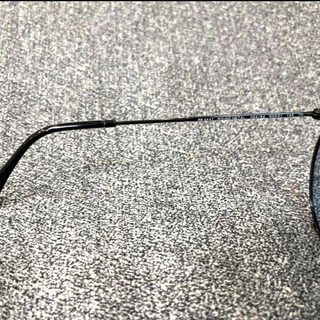 ヤマト横浜発！RayBan木村拓哉さんラウンドメタル RB3447 002/64