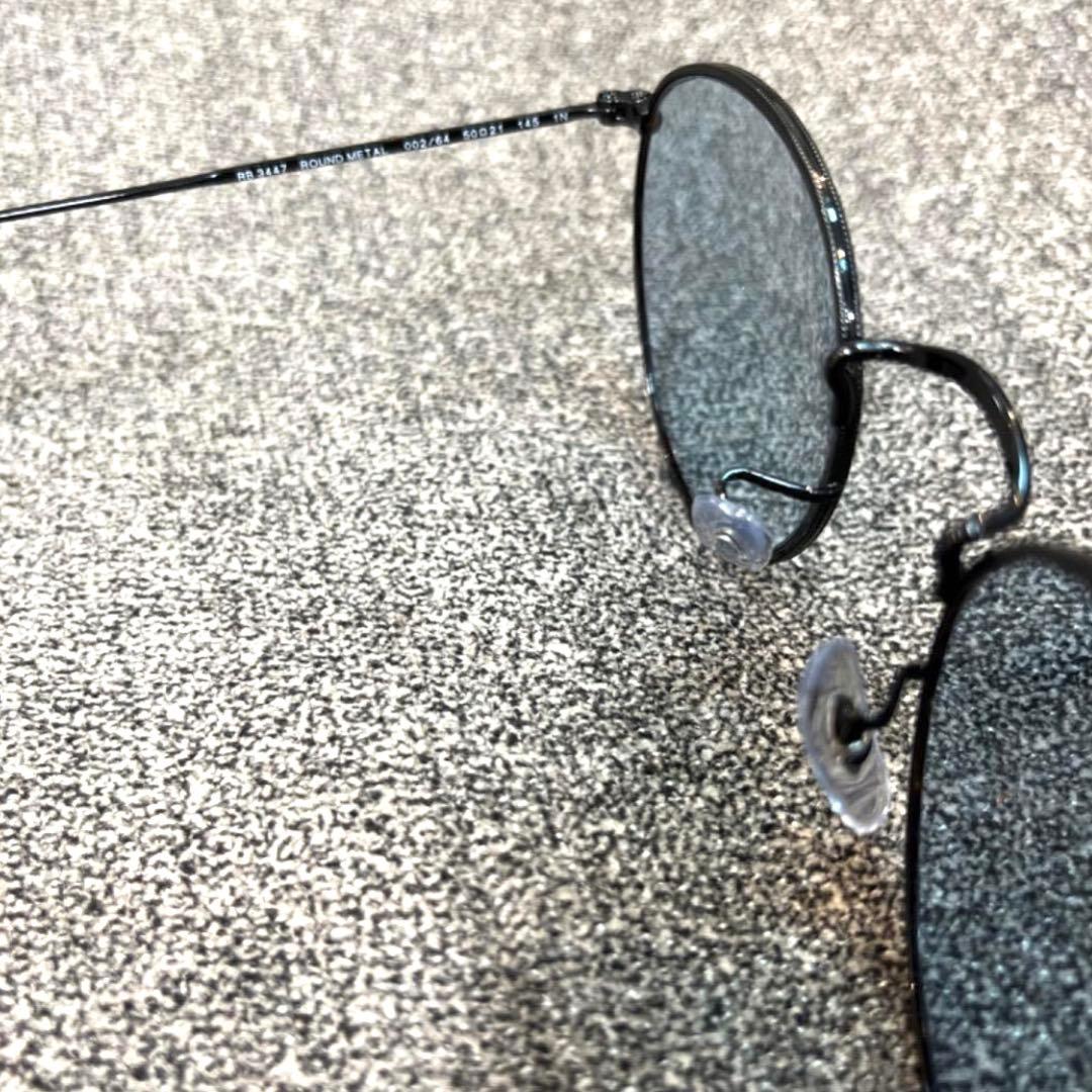 ヤマト横浜発！RayBan木村拓哉さんラウンドメタル RB3447 002/64
