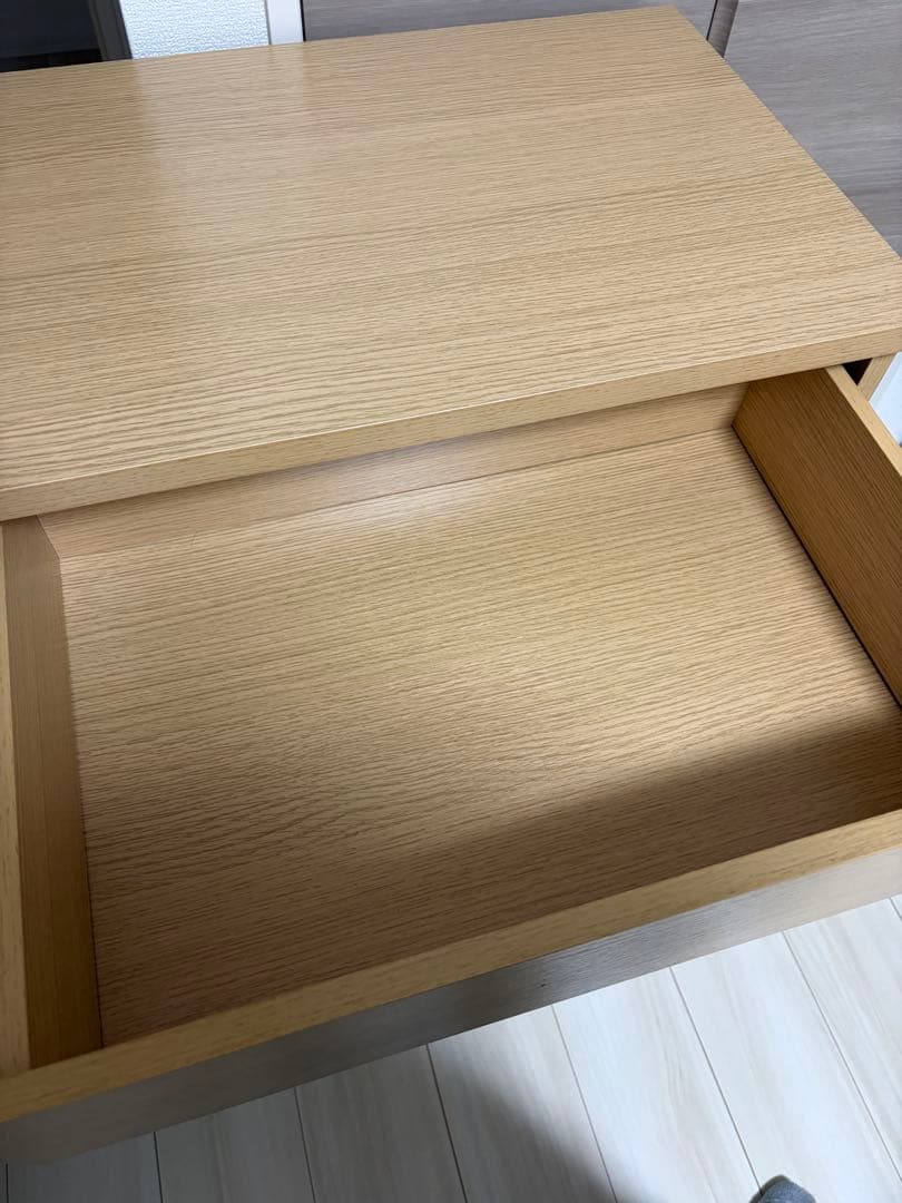 【美品 直接取引】ニトリナチュラル4段木製チェスト