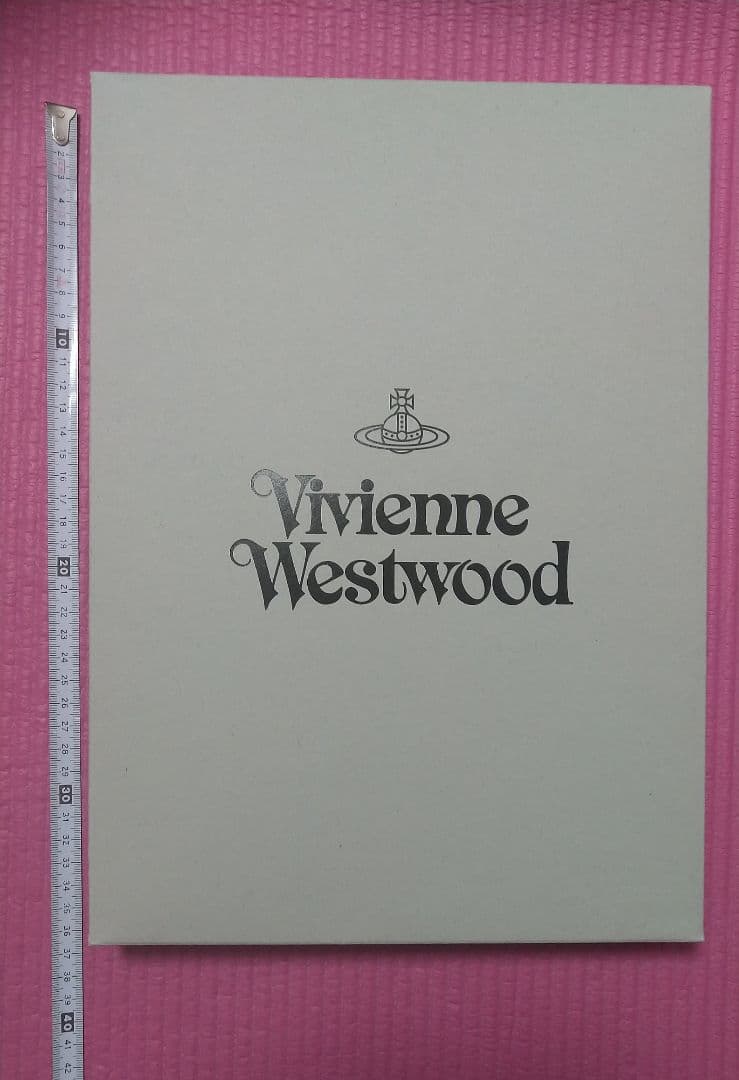《Vivienne Westwood》 ロゴ刺繍 グレーウールマフラー／イタリア