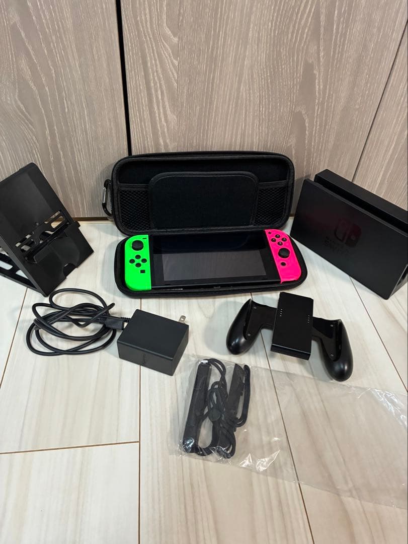 Nintendo Switch ネオンピンク・グリーン 本体
