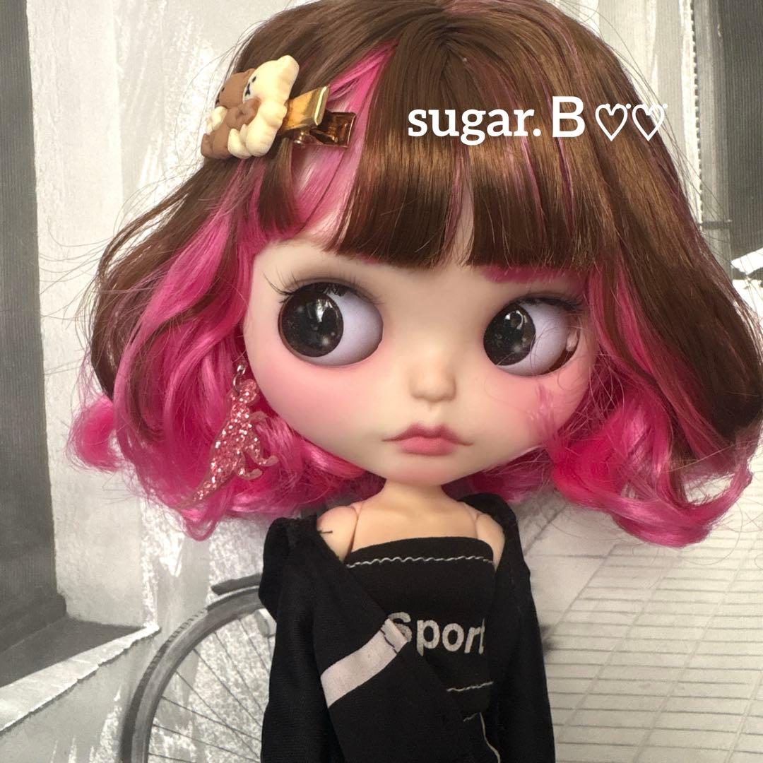 moila♡♡ アイシードールカスタム❤︎ブラウン×ピンク❤︎
