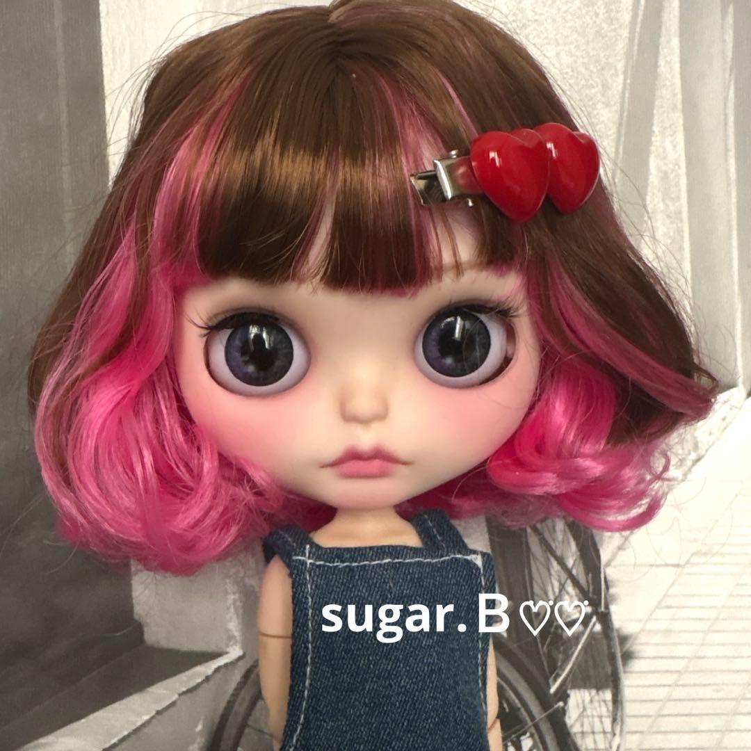 moila♡♡ アイシードールカスタム❤︎ブラウン×ピンク❤︎
