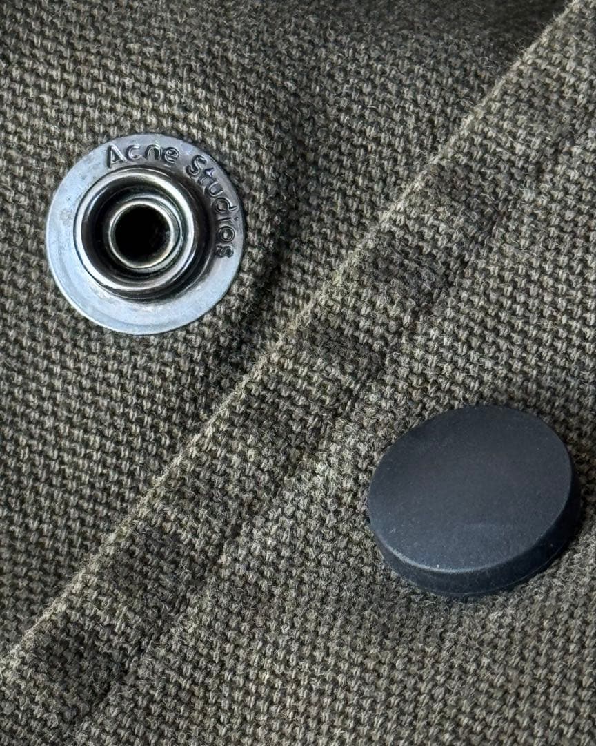 【Acne Studios】フーデッドモッズコート / オリーブ