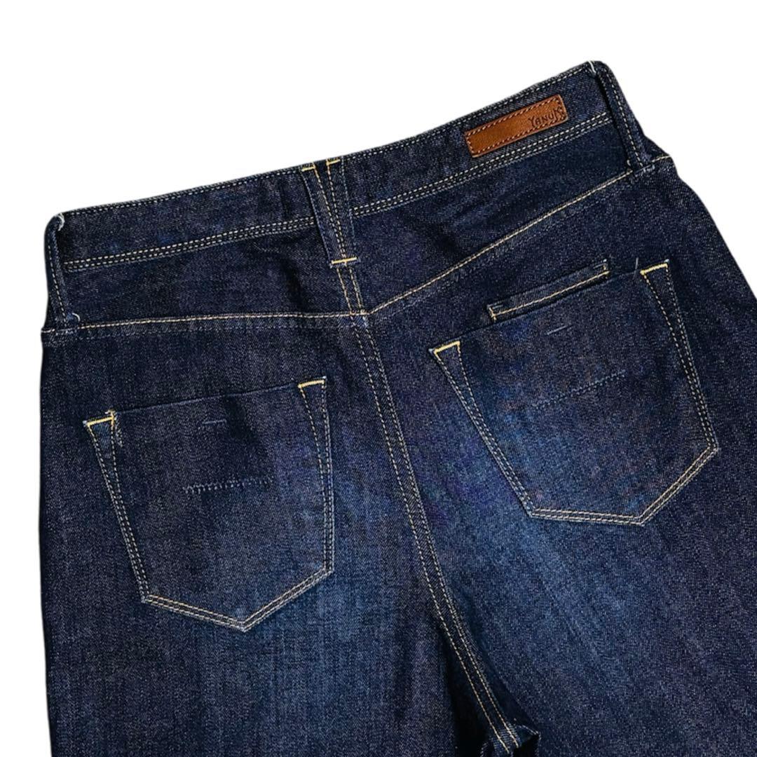 【美品】YANUK Lydia ワイド デニムパンツ　サイズ24