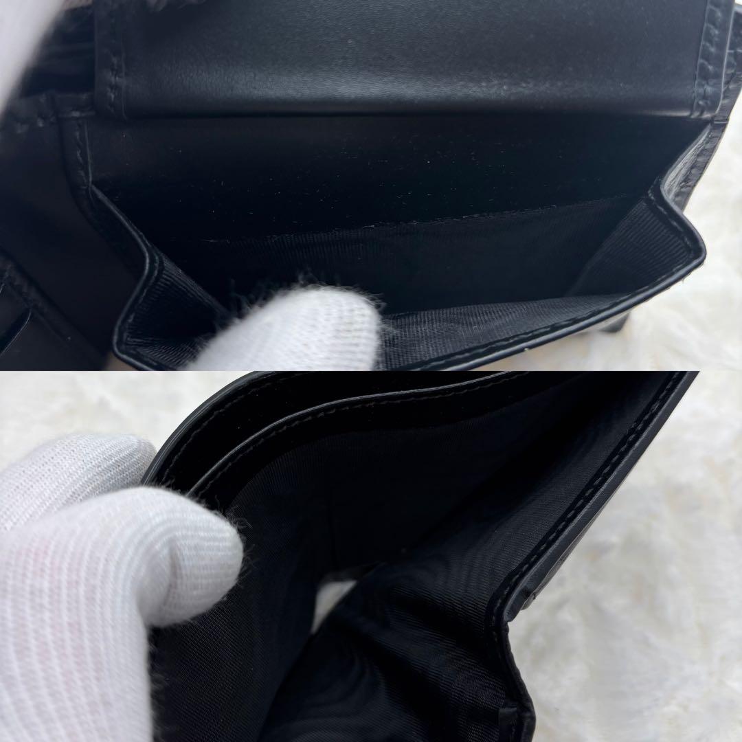 極美品　グッチ✨二つ折り財布 GGキャンバス　シェリーライン メンズ　レディース