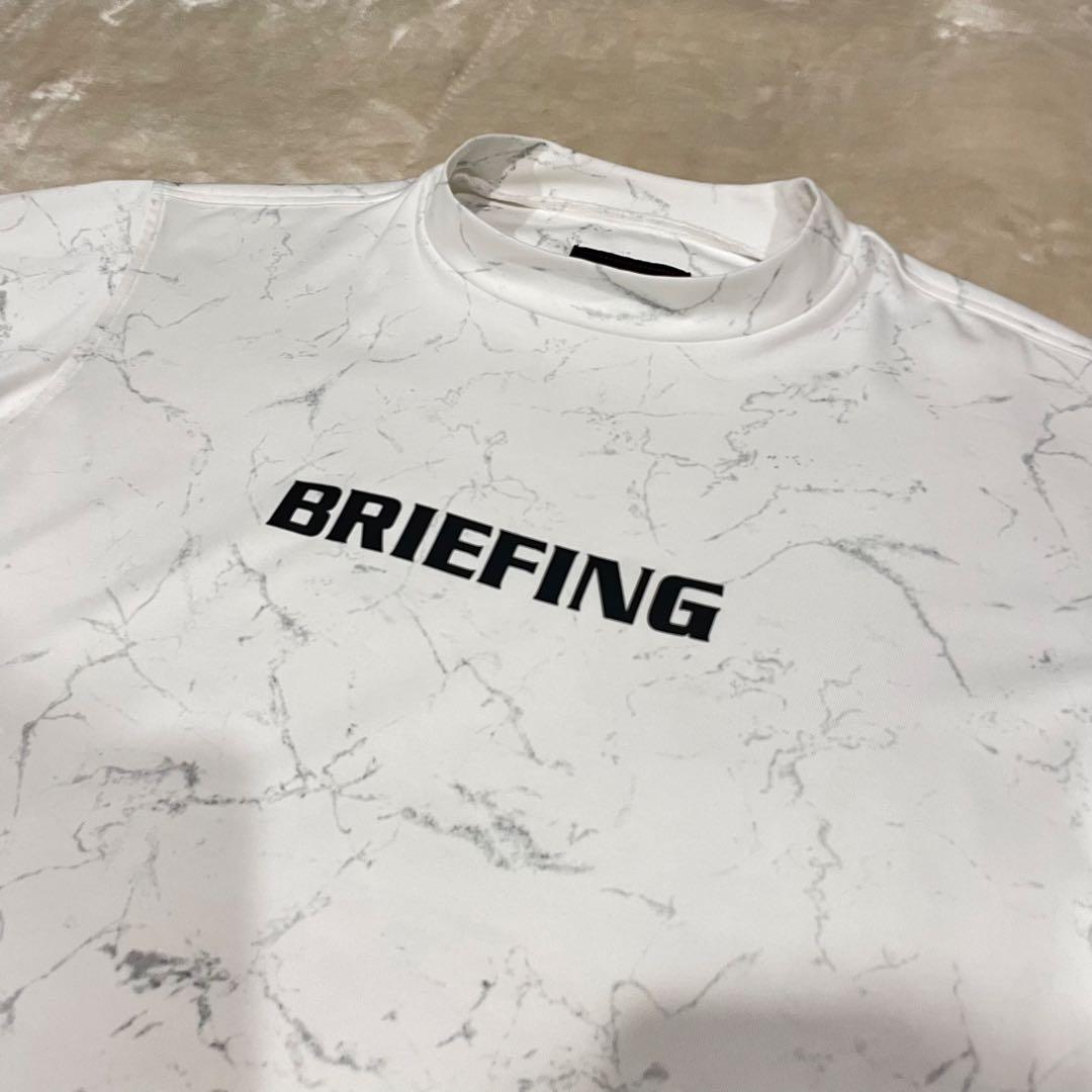 【早い者勝】BRIEFING ブリーフィング モックネック ハイネック ホワイト
