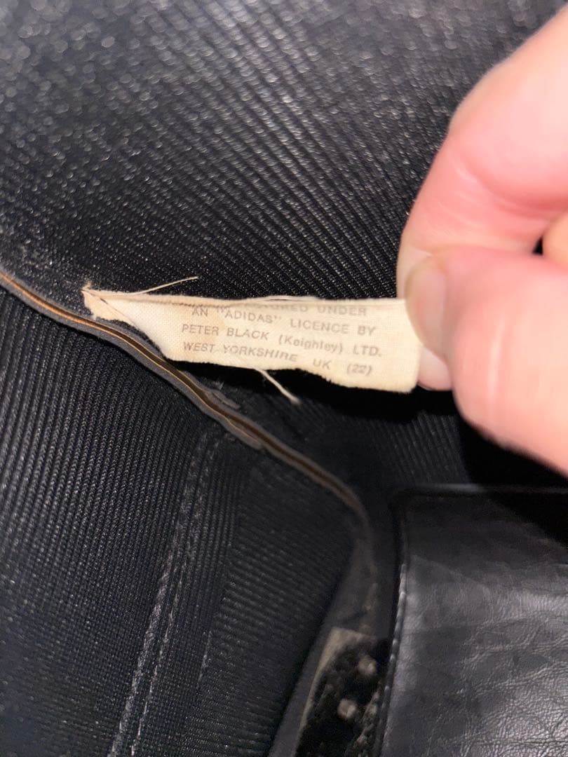 超美品 70s adidas Peter Black社製 ボストンバック 英国製