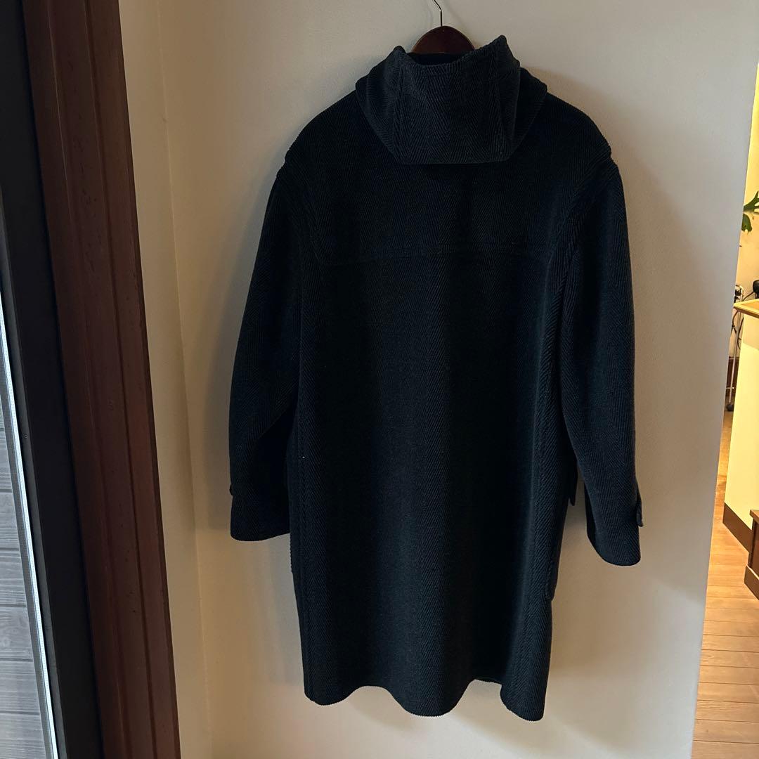 GLOVERALL ムーアブルック グレー ヘリンボーン ダッフルコート