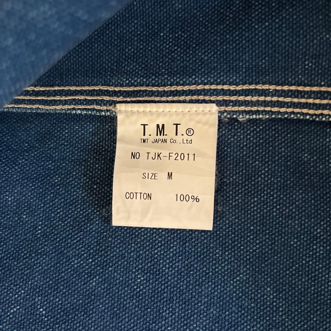 TMT インディゴキャンバスカバーオール(VINTAGE FINISHED)