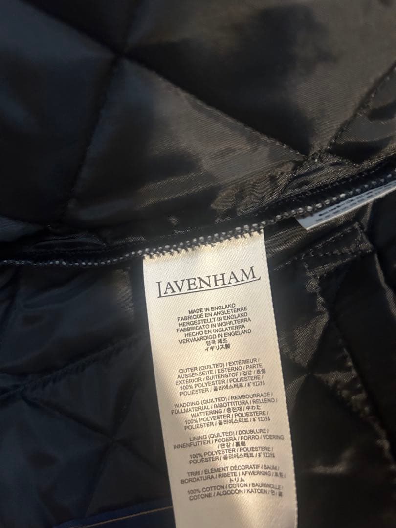 ジュン　LAVENHAM☆ ダブリン メンズ　 キルティングベスト