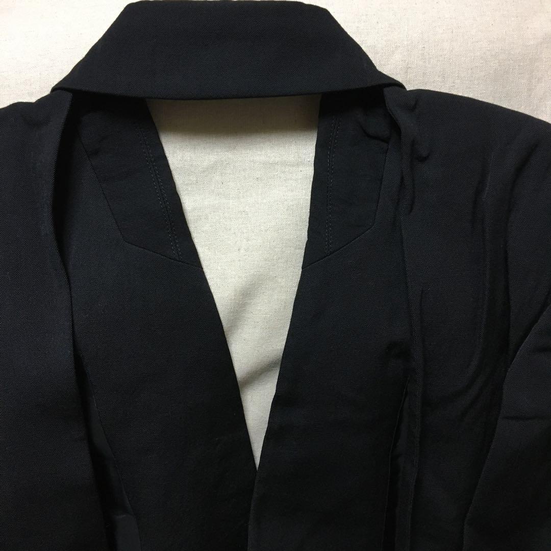 コムデギャルソン黒前身頃ジャケット