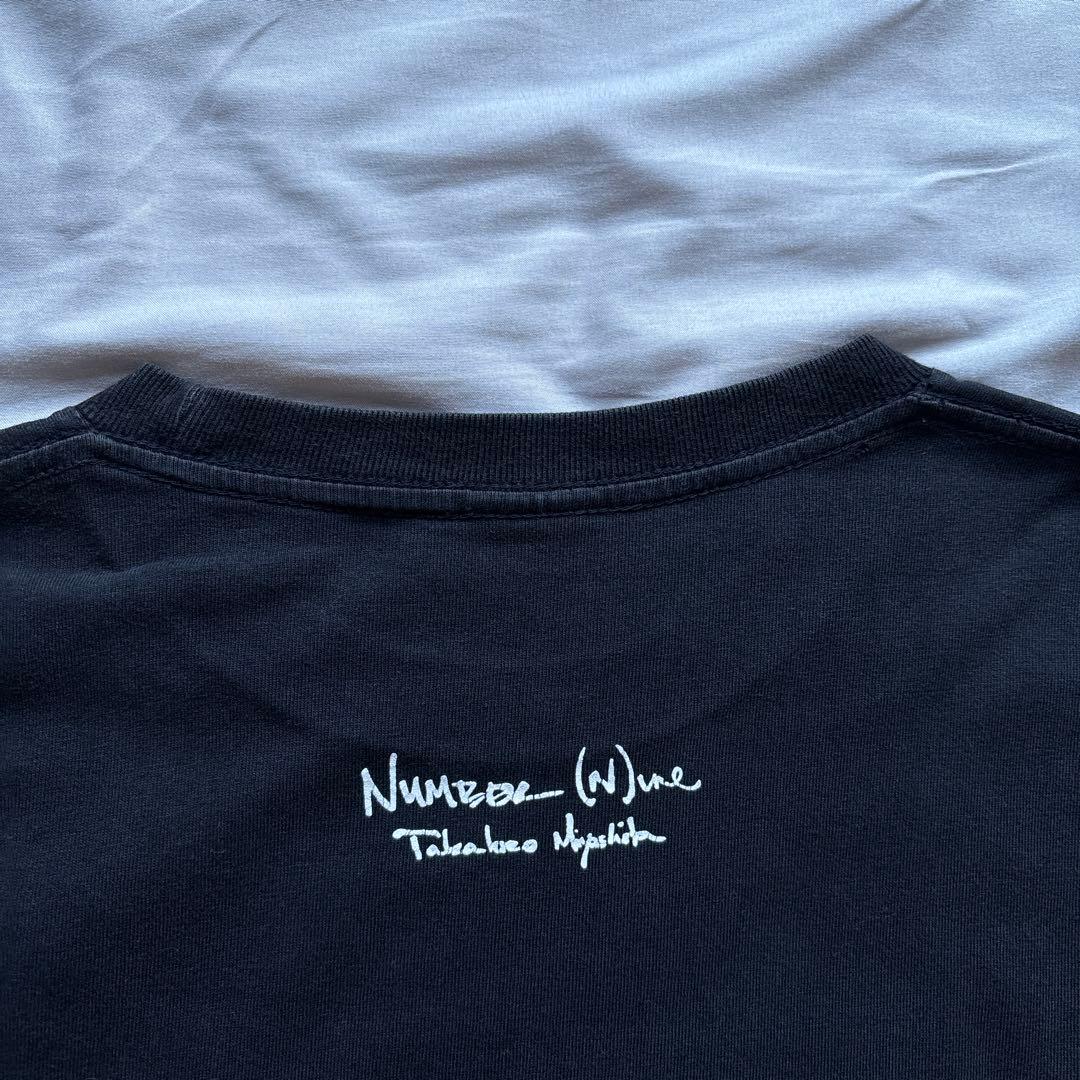【01SS】タイム期 NUMBER(N)INE Tシャツ アーカイブ クラッシュ