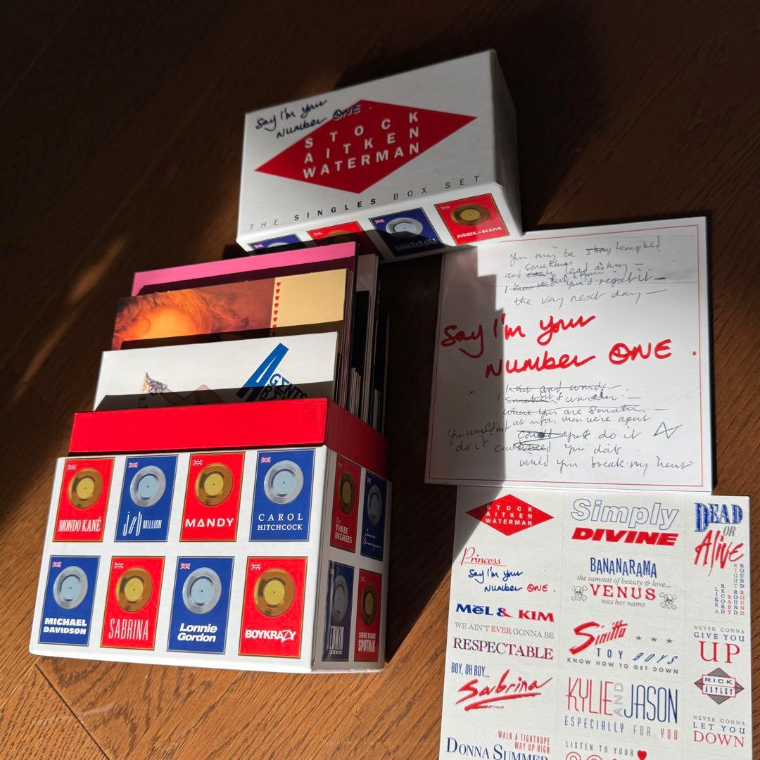 Stock Aitken & Waterman Singles Box 31枚組