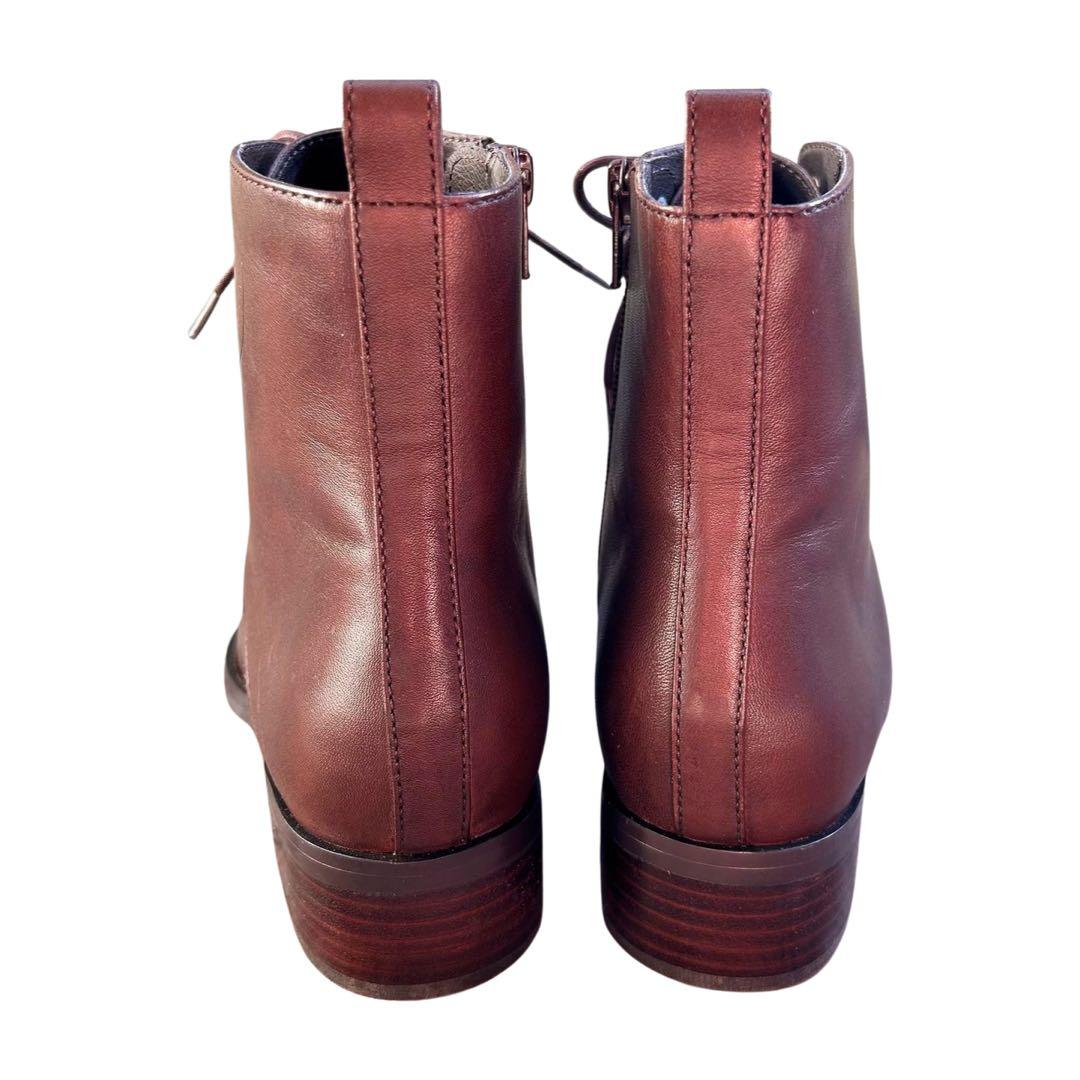 piedi nudi 本革 ショート ブーツ ダークブラウン 24.5cm 新品