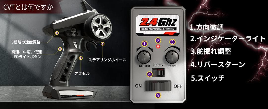 高速 ブラシレス ラジコンカー 70km/h 4WD オフロード 31cm高速車