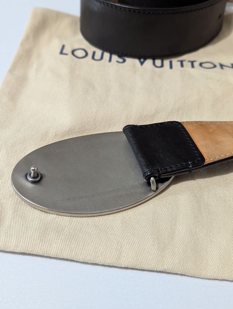 LOUISVUITTON　サンチュールエルドラド　ベルト　ブラック