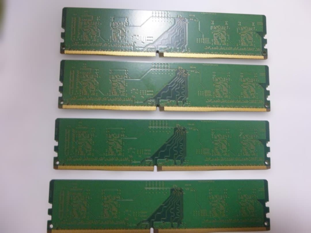 マイクロン・Micron 4GB DDR4メモリー PC4-2666V 4枚